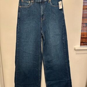 Gap High Rise Wide Leg Jeans 30